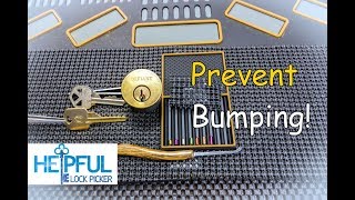 168 How To Bump Proof Your Door Lock Kwikset With One Simple Change [upl. by Ledairam]