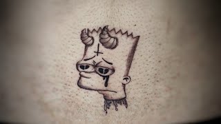 minimal tattoo  time lapse [upl. by Aciret]