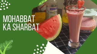 Sharbat E Mohabbat ki Easy Recipe [upl. by Essam909]