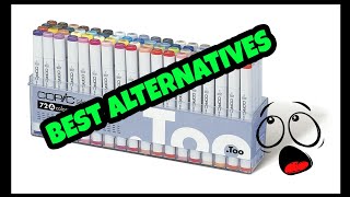 TOP FIVE ALTERNATIVES FOR COPIC MARKERS [upl. by Sheila]