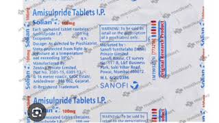 Solian Tablets Amisulpride Tablets IP [upl. by Annovy]