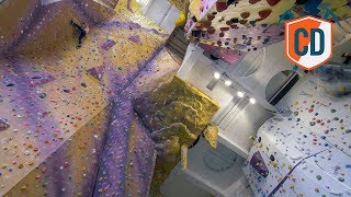 The HIGHEST Climbing Wall In England  Climbing Daily Ep1424 [upl. by Giamo]