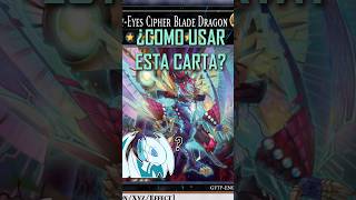 GALAXY EYES CIPHER BLADE DRAGON yugioh yugi galaxyeyes anime tcg 遊戯王 [upl. by Llenaej33]