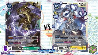 DIGIMON TCG Remote match DigiPolice Black vs MetalEtemon Black [upl. by Ayalat424]