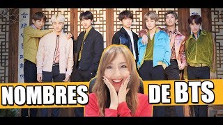 ASÍ SE PRONUNCIAN LOS NOMBRES DE BTS  JiniChannel [upl. by Deroo]