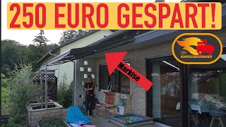 250 Euro gespart beim Montieren meiner Markisen  Sparrenhalter für Markisen [upl. by Llehctim]