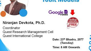 Logit Probit and Tobit Models by Dr Niranjan Devkota [upl. by Liddle]