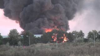 Brand Promens Zevenaar vanuit Groot Holthuizen [upl. by Esilanna]