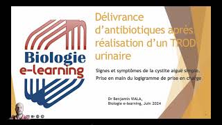 Prise en charge de la cystite par le pharmacien  TROD urinaire et délivrance des antibiotiques [upl. by Zetnwahs]