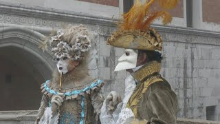 A foggy mask carnival in Venice  AFP [upl. by Lamrouex612]