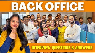 Back Office Interview Questions and Answers for Freshers and Experienced in HindiEnglish [upl. by Cottrell]