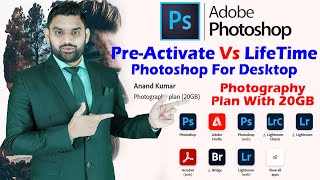 Photoshop Software For Desktop  Adobe Photography Plan 20GB Plan Details  PreActivate Software [upl. by Nevag427]