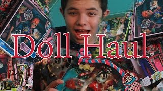 DOLL HAUL MONSTER HIGH FROZEN BARBIES AND ME [upl. by Marchelle976]