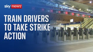 LNER train drivers to hold weekend strikes for 3 months over working agreements [upl. by Netsud]