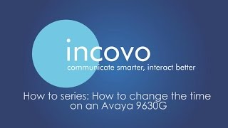 How to series How to change the time on an Avaya 9630G [upl. by Bertsche]