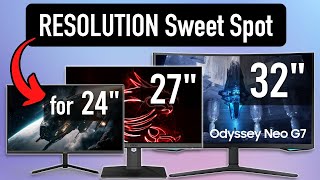 Your Guide to Buying the Perfect Monitor 24 vs 27 vs 32inch for 1080p 1440p 4K  Ultrawide [upl. by Worrell]