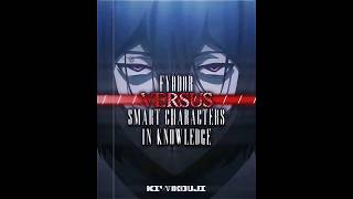 Fyodor Dostoevsky vs Smart Characters in Knowledge  Bungo Stray Dogs edit  anime manga bsd fyp [upl. by Lugo]