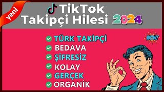 TikTok Takipçi Hilesi 2024  YEMİN EDERİM GERÇEK 40 BİN Takipçi Geldi [upl. by Lobiv]