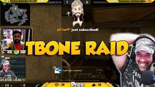 TbOne Raided My Channel  I Thought GameMate  Funny Moments CSGO [upl. by Ahsias]