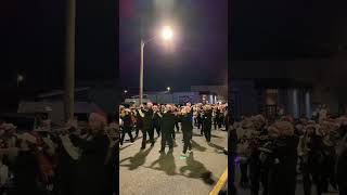 Pepperell High School Marching Band at Rome Christmas Parade Dec 1 2022 [upl. by Aliuqat793]