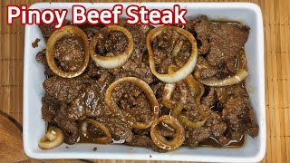 PINOY BEEF STEAK  THE BEST BISTEK TAGALOG RECIPE  KUSINANG BICOLANA [upl. by Strong364]