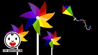 Baby Sensory  Colour Animation 7  Pinwheel  Infant Visual Stimulation [upl. by Ocer]