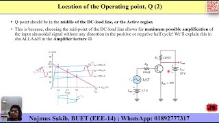 DC Load Line of Transistor  Part 01  Electronics  BD EEE Job Preparation  Sakib [upl. by Allicirp]