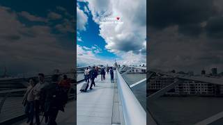 Capturing London’s Beauty from Millennium Bridge Stunning Views of the Thames St Paul’s and Beyond [upl. by Neffirg]