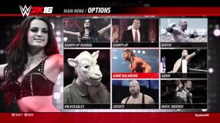 WWE 2K16 How to unlock Everything [upl. by Elocan]