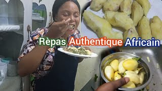 RECETTE AUTHENTIQUE AFRICAINE RAPIDE ET FACILE🍠ON MANGE QUOI CE SOIR IDEE RECETTE DU SOIR [upl. by Donaghue629]