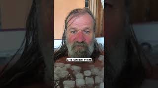 Wim Hof is training for his upcoming Live Stream event [upl. by Wiburg]