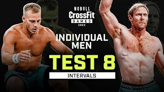 Intervals — Men’s Test 8 — 2023 NOBULL CrossFit Games [upl. by Indnahc5]