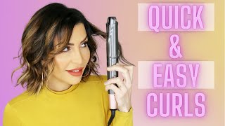 2 In 1 Hair Curler Straightener Tutorial  Quickest amp Easiest way to use it [upl. by Lyall]