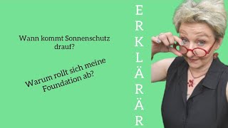 Wann Sonnenschutz drauf Hilfe Foundation rollt sich auf🫢Klugscheißer Video😂 [upl. by Neeron932]