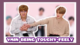 VMIN Being Touchyfeely  BTS Jimin and Taehyung [upl. by Dougie]