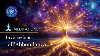 Meditazione guidata abbondanza e legge di attrazione  Invocazione allabbondanza [upl. by Heaps]