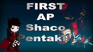 Shaclone  Ap Shaco 1st Pentakill [upl. by Airretal]