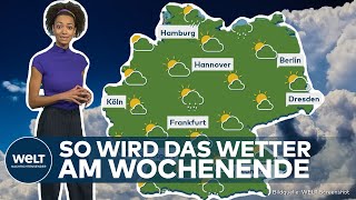 DEUTSCHLAND Das ist das Wetter am Wochenende quotAus Schneeflocken werden Regentropfenquot [upl. by Ettenom378]