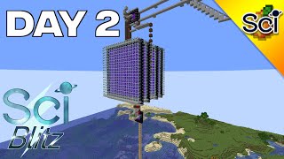 SciCraft Blitz Day 2 Crazy Raid And Shulker Farm [upl. by Nagey]