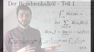 Residuensatz Residuenkalkül Anwendung Teil 1 komplexe Analysis Funktionentheorie [upl. by Rudd]