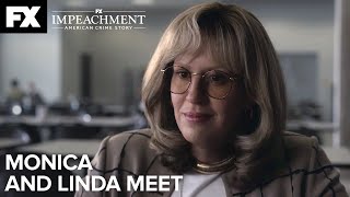 Impeachment American Crime Story  Monica and Linda Meet  Season 3 Ep1 Highlight  FX [upl. by Jermayne]