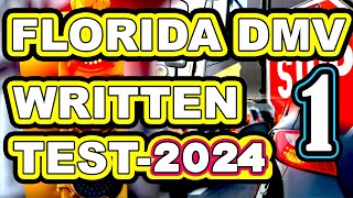 Florida Permit Test 2024  Florida DMV Permit Test  Florida DMV Practice Test  1 [upl. by Anej]