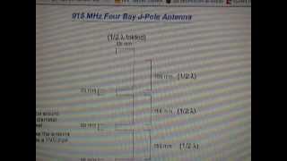 900 mhz Vertical Jpole colineal Omni Antenna for 33 cm HAM Band 902928 mhz part 1 [upl. by Alusru]