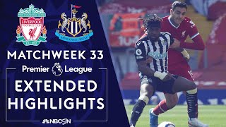 Liverpool v Newcastle  PREMIER LEAGUE HIGHLIGHTS  4242021  NBC Sports [upl. by Tilla]