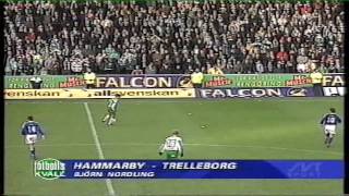 Hammarby IF  Trelleborgs FF 4  0 1999 [upl. by Ymmaj]