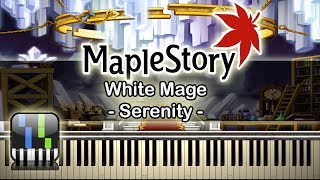 🍍Serenity루미너스 세레니티  White Mage하얀 마법사  Maplestory  Synthesia Piano Tutorial🥥 [upl. by Ellehcsor]