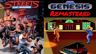 Streets of Rage 2  SEGA Genesis Remastered Demo [upl. by Aiki679]