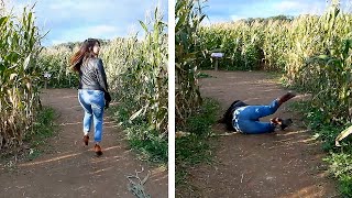 Fall FAILS 😂  Funniest Fails of the Week  AFV 2022 [upl. by Misak]