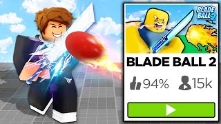 I Played NEW BLADE BALL 2 [upl. by Lenz]