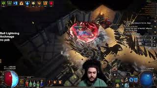 PoE Necropolis  SSF Ball Lightning Adventures Day 2 [upl. by Urion569]